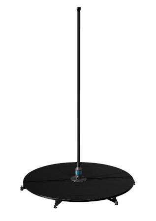 Portable LED pole