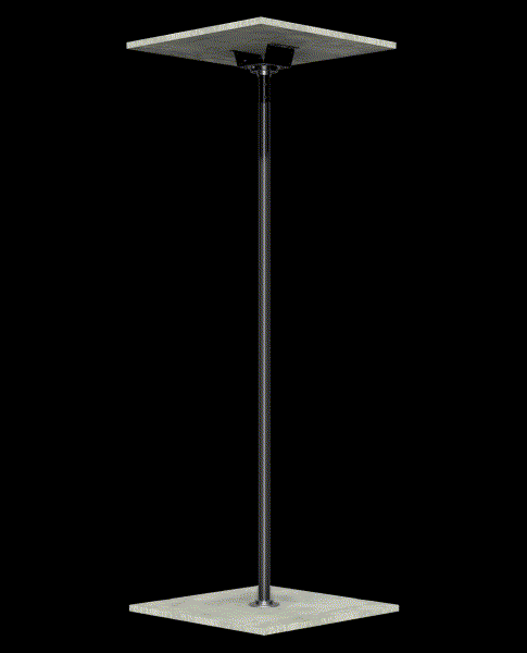 Permanent LED Dance Pole — Spin/Static