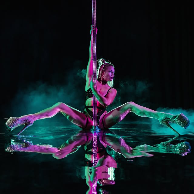 ☠️ ๒ŕ𝓪ᶤη𝕣σ𝕥 ☠️ . . . . 📸: @knockingbirdcreative 🚦: LED Pole @polefx #brainrot #polephotography #LEDpole #LEDstagepole #LEDdancer #photoshoot #poledancenation